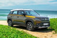 Maruti Suzuki Brezza sold 4,655 fewer units than the Nexon. Maruti Suzuki Brezza front three quarter
